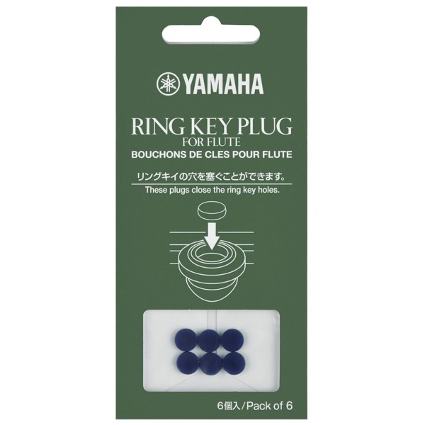 Yamaha Ringklappen-Verschlüsse (6er Pack)