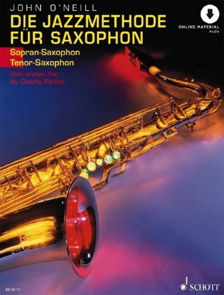 Die Jazzmethode für Saxophon (Sopransaxophon/Tenorsaxophon)