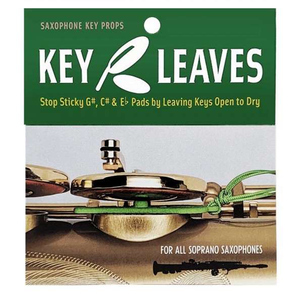 Key Leaves Gummi-Klappenkeile für Sopranaxophon